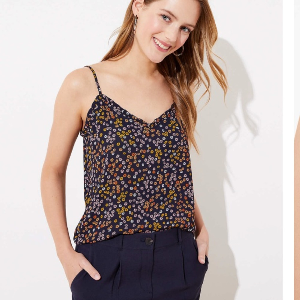 Loft Daisy Ruffle Cami